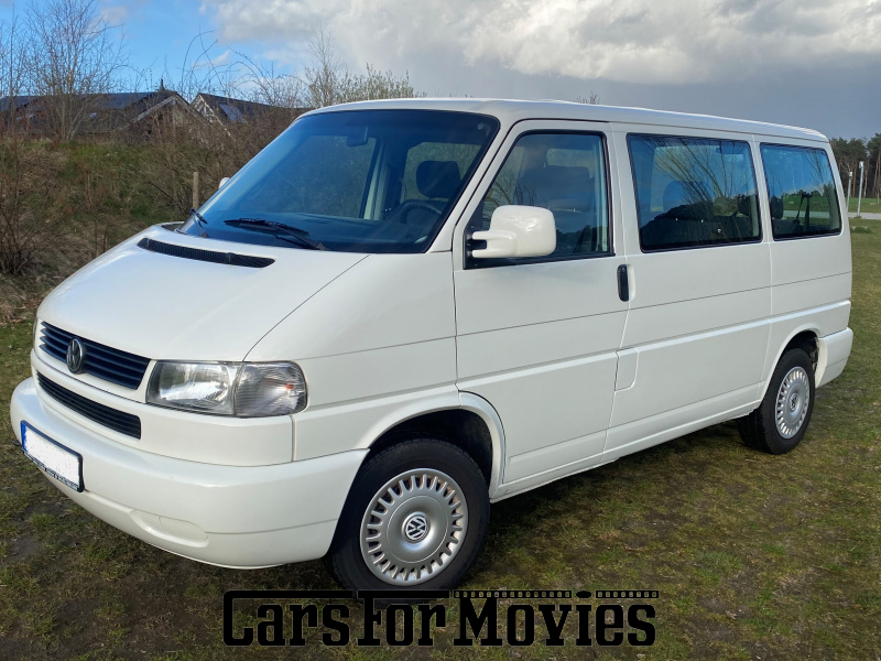 CarsForMovies | VW T4 Caravelle 1998 Deutschland Weiß Blau Zivilfahrzeug Bus Niedersachsen 6276 